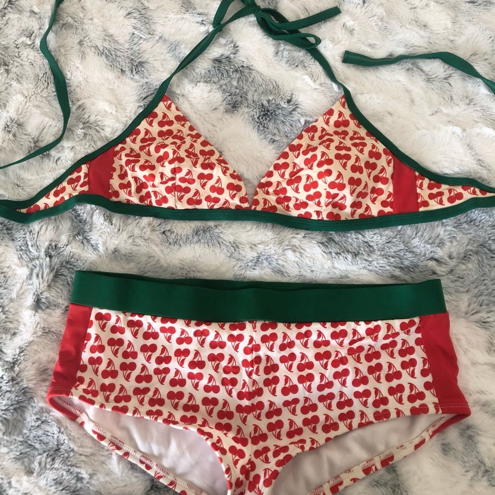 Luella vintage cherry bikini